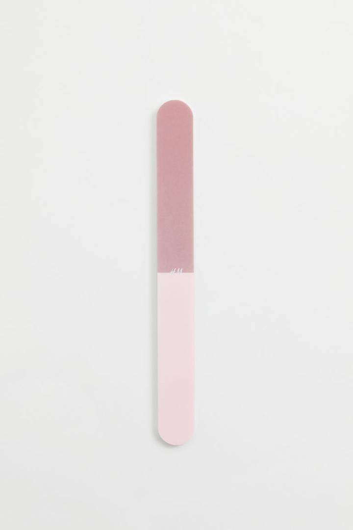 H & M - Double-sided Nail File - Pink