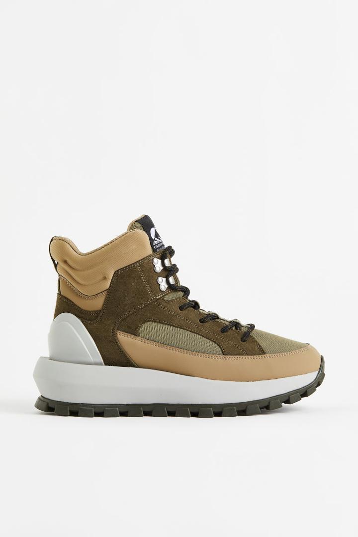 H & M - Chunky Winter High Tops - Green