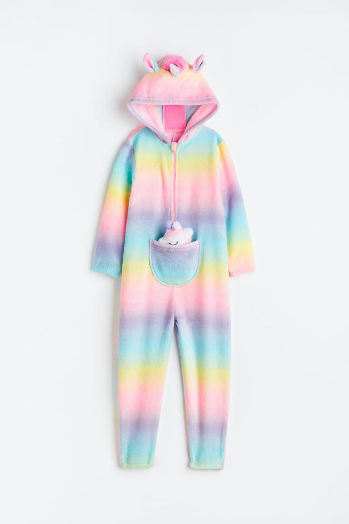 H & M - Animal Jumpsuit - Pink