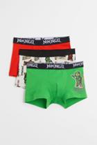 H & M - 3-pack Boxer Shorts - Green