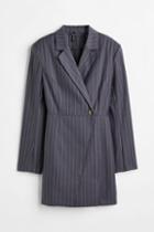 H & M - Twill Blazer Dress - Gray