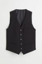 H & M - Slim Fit Suit Vest - Black