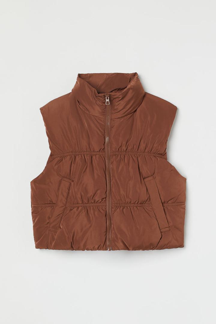 H & M - Crop Vest - Beige