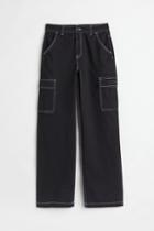 H & M - 90s Baggy High Waist Jeans - Black