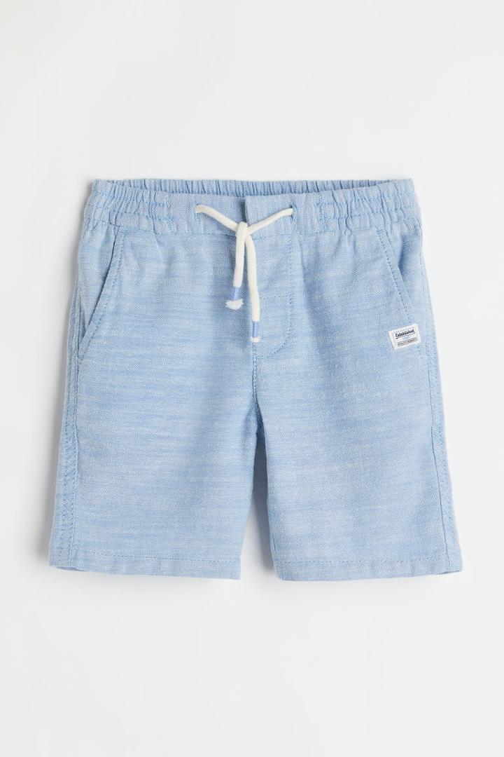 H & M - Twill Shorts - Blue