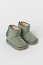 H & M - Warm-lined Boots - Green