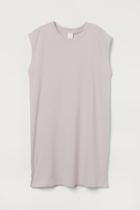 H & M - Sleeveless Jersey Dress - Pink