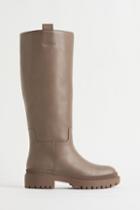 H & M - Knee-high Boots - Beige