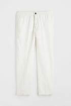 H & M - Linen-blend Joggers - White