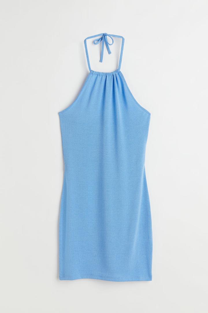 H & M - Halterneck Dress - Blue