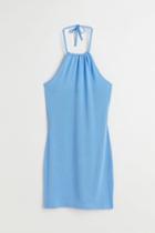 H & M - Halterneck Dress - Blue