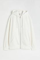 H & M - Oversized Hooded Jacket - White