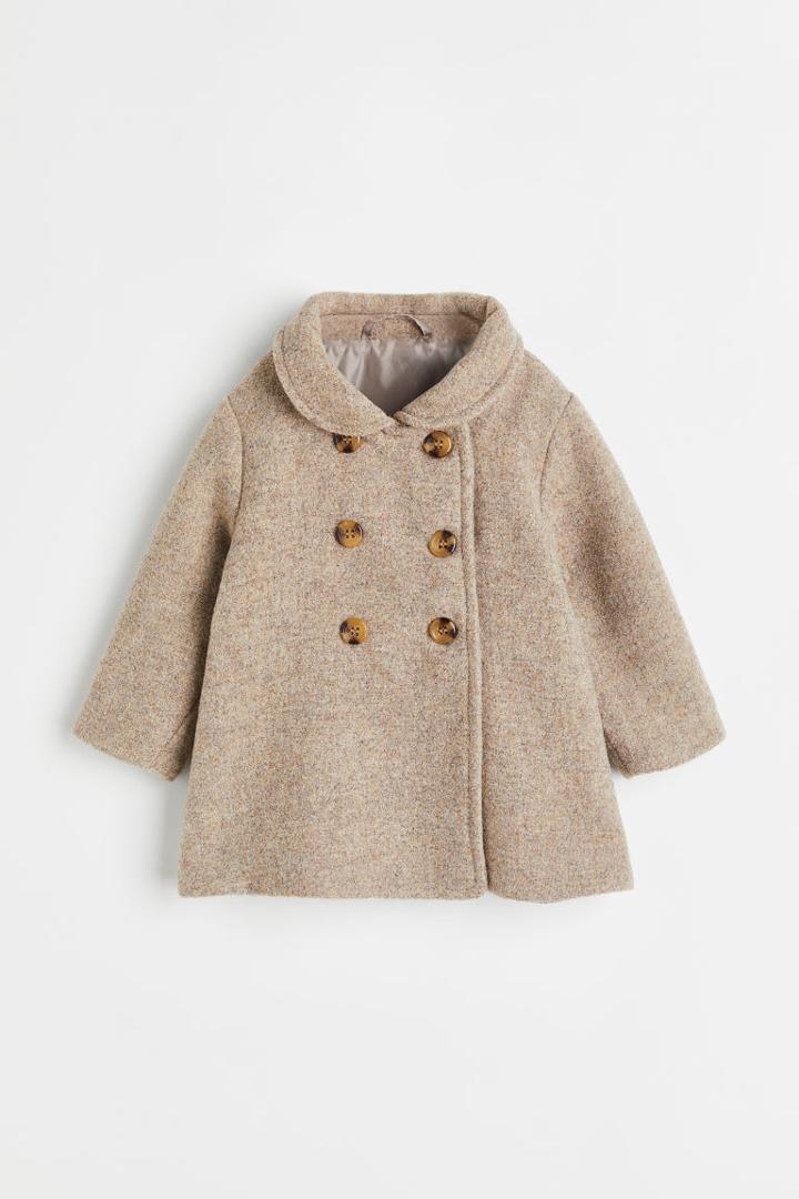 H & M - Wool-blend Coat - Brown