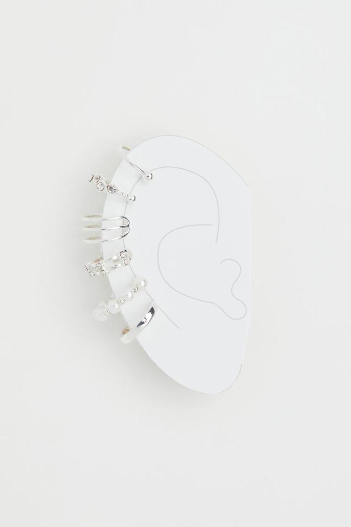 H & M - 6-pack Ear Cuffs - Silver