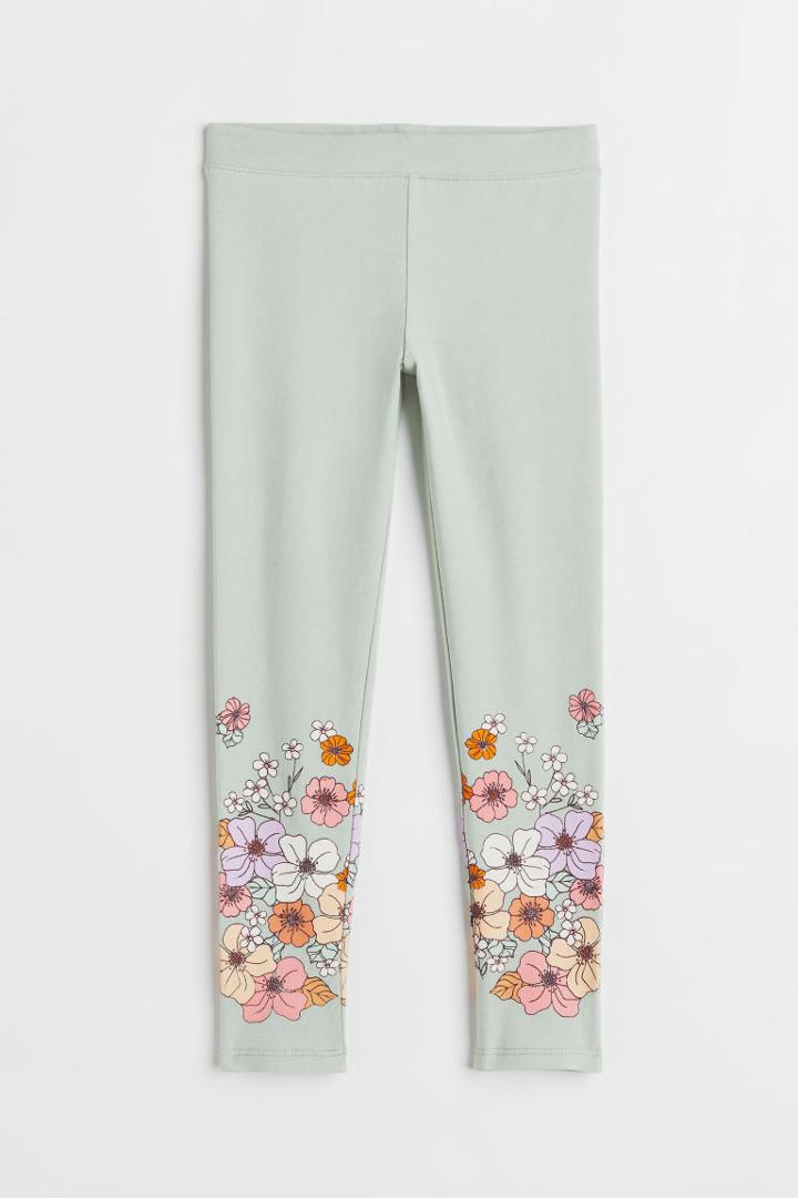 H & M - Leggings - Green