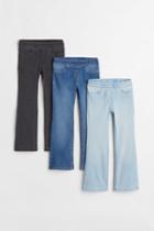 H & M - 3-pack Flare Fit Jeans - Blue