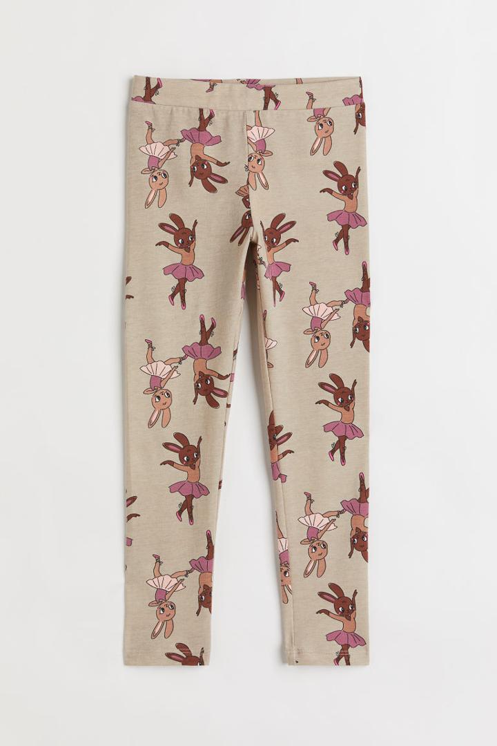 H & M - Leggings - Brown