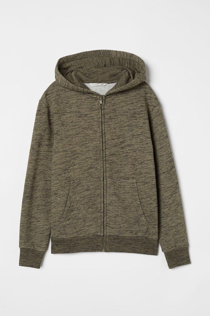 H & M - Hooded Jacket - Green