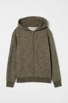 H & M - Hooded Jacket - Green