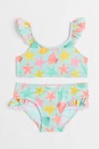 H & M - Ruffle-trimmed Bikini - Green