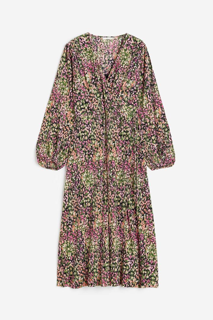 H & M - Mama Nursing Wrap Dress - Green