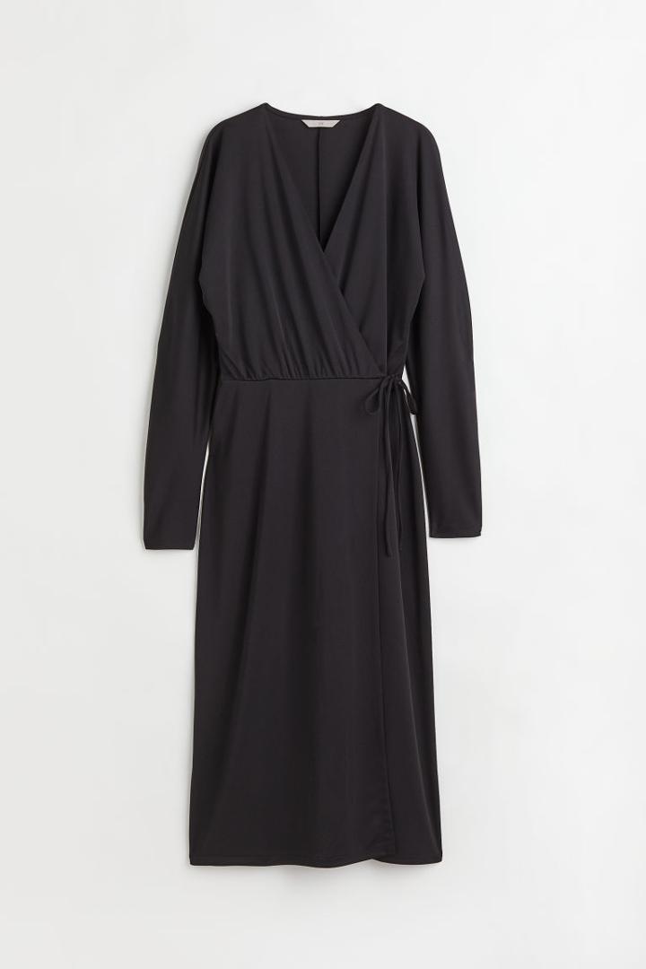 H & M - Wrap Dress - Black