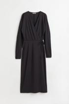 H & M - Wrap Dress - Black