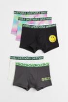 H & M - 5-pack Printed Boxer Shorts - White