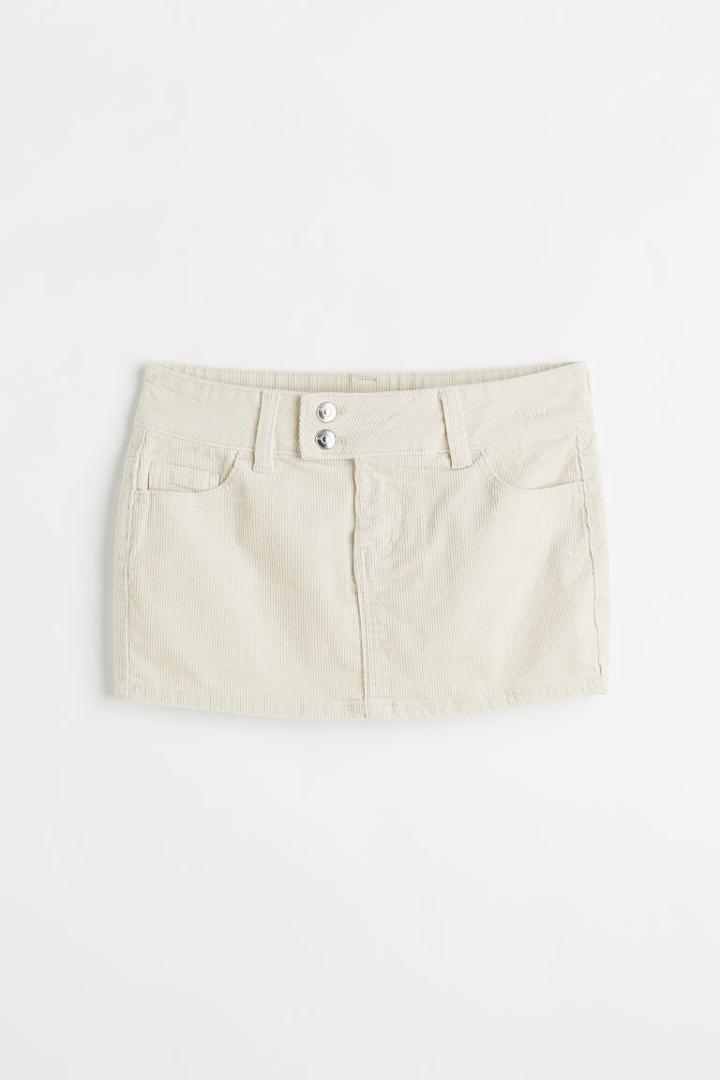 H & M - Mini Skirt - Beige