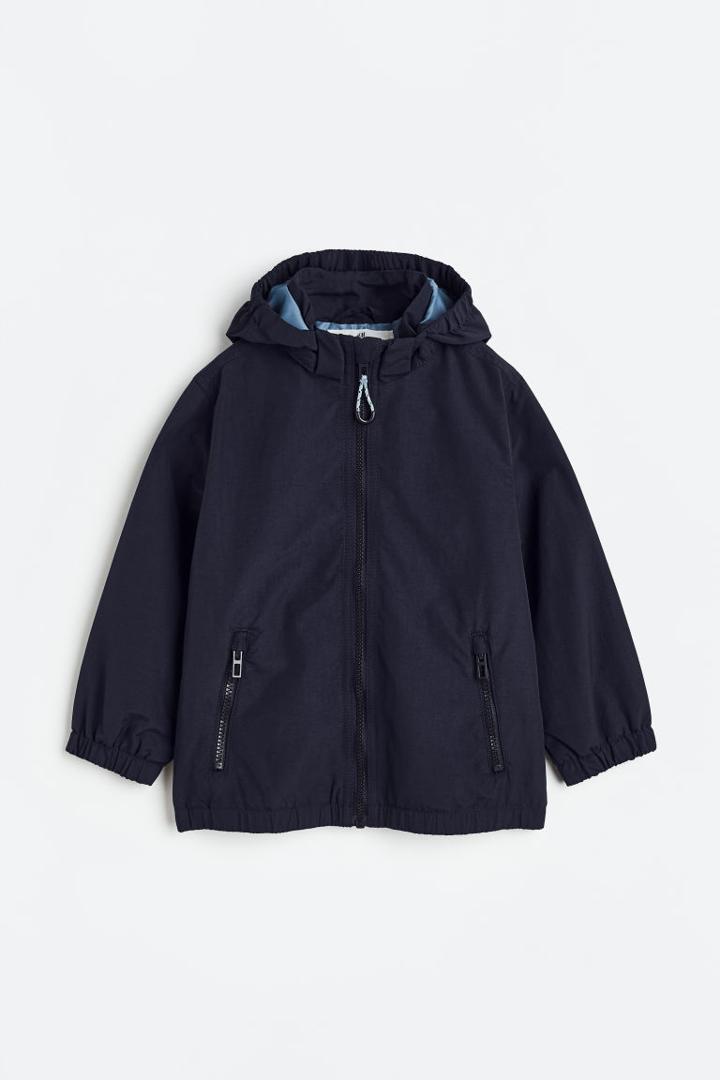 H & M - Hooded Shell Jacket - Blue