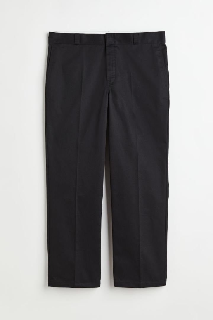 H & M - H & M+ Crease-leg Chinos - Black