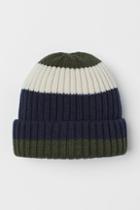 H & M - Rib-knit Hat - Green