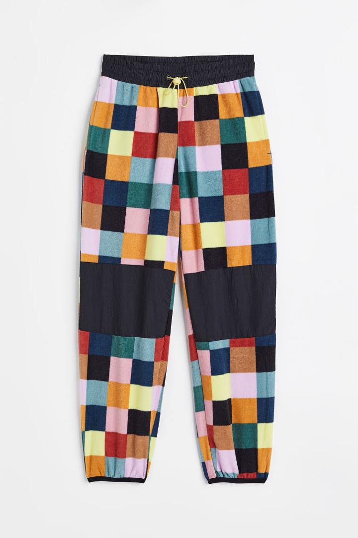 H & M - Fast-drying Fleece Sports Joggers - Yellow