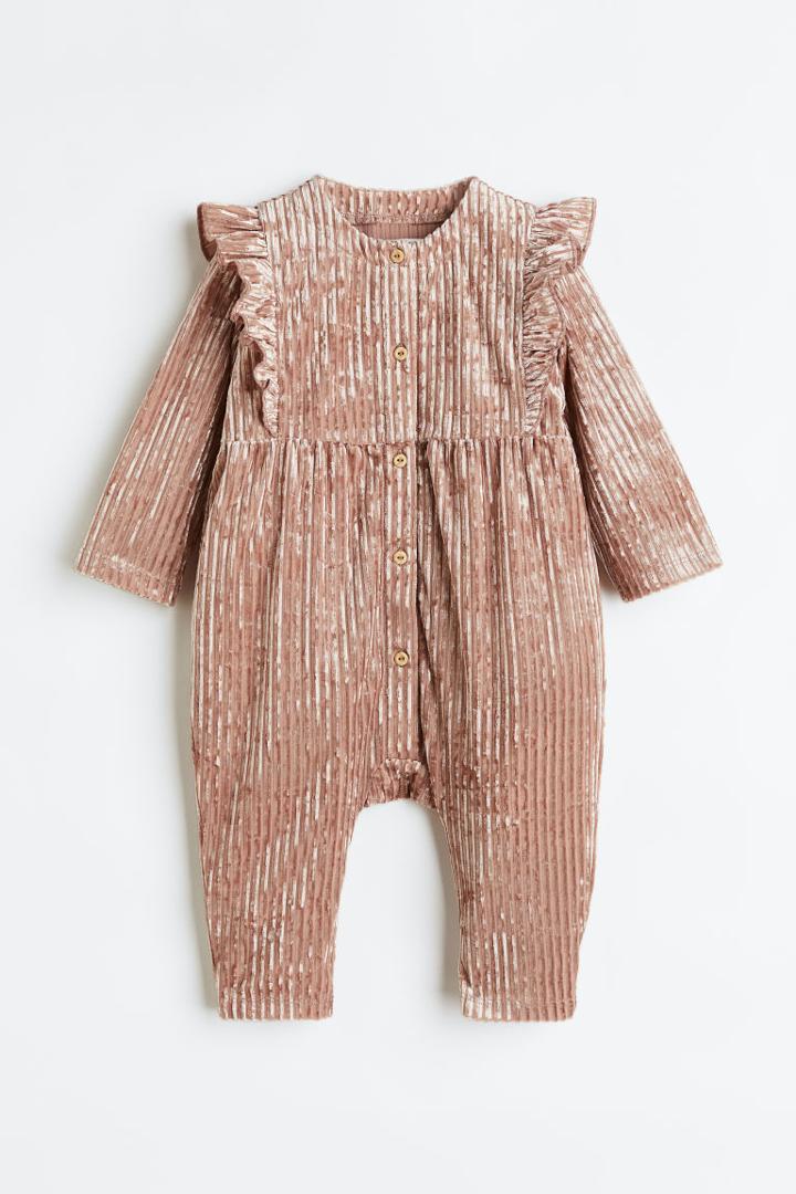 H & M - Sweatshirt Jumpsuit - Brown