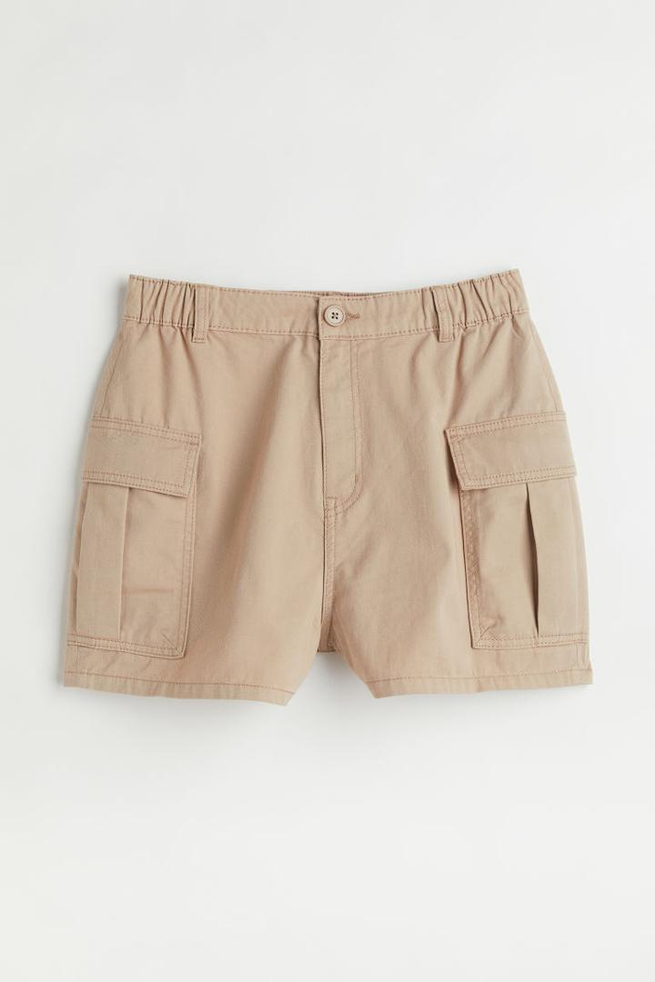 H & M - Cargo Shorts - Beige