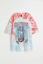 H & M - Printed T-shirt - Red