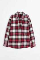 H & M - Flannel Anorak - Red
