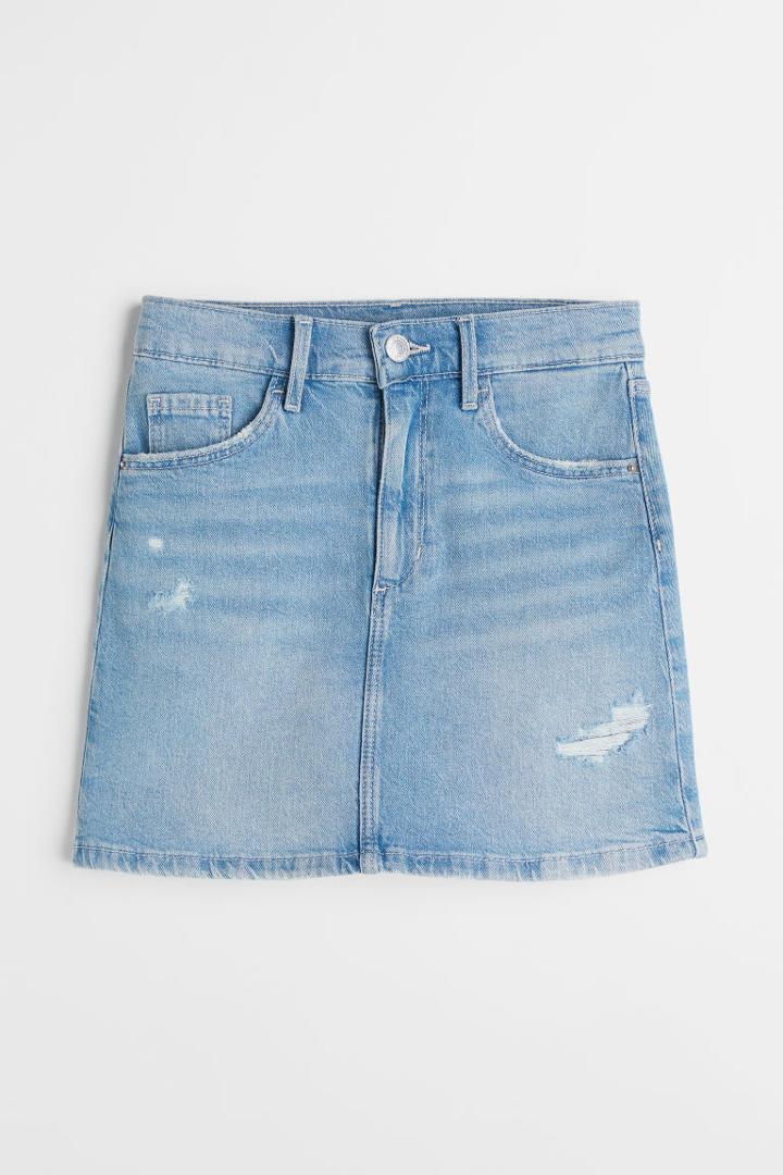 H & M - Denim Skirt - Blue