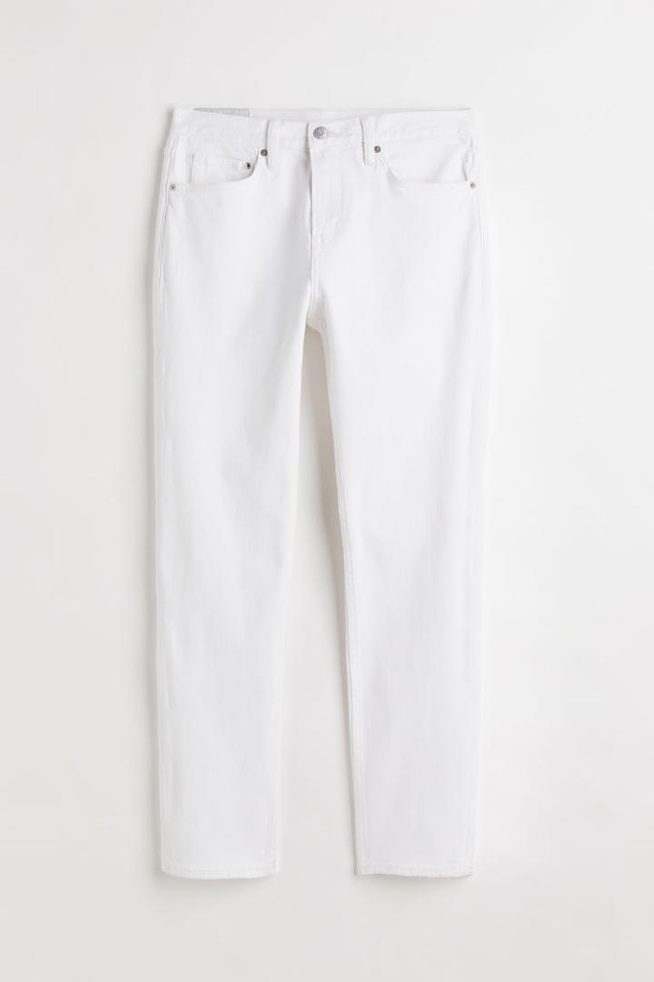 H & M - Slim Jeans - White