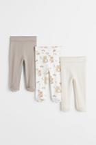 H & M - 3-pack Pants - White