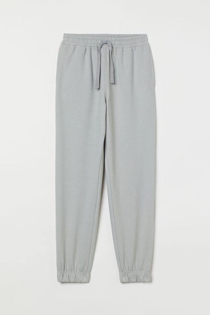 H & M - Cotton-blend Joggers - Gray