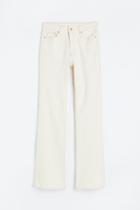 H & M - Bootcut High Jeans - White