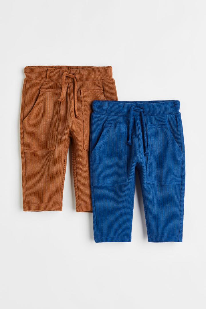 H & M - 2-pack Sweatpants - Beige