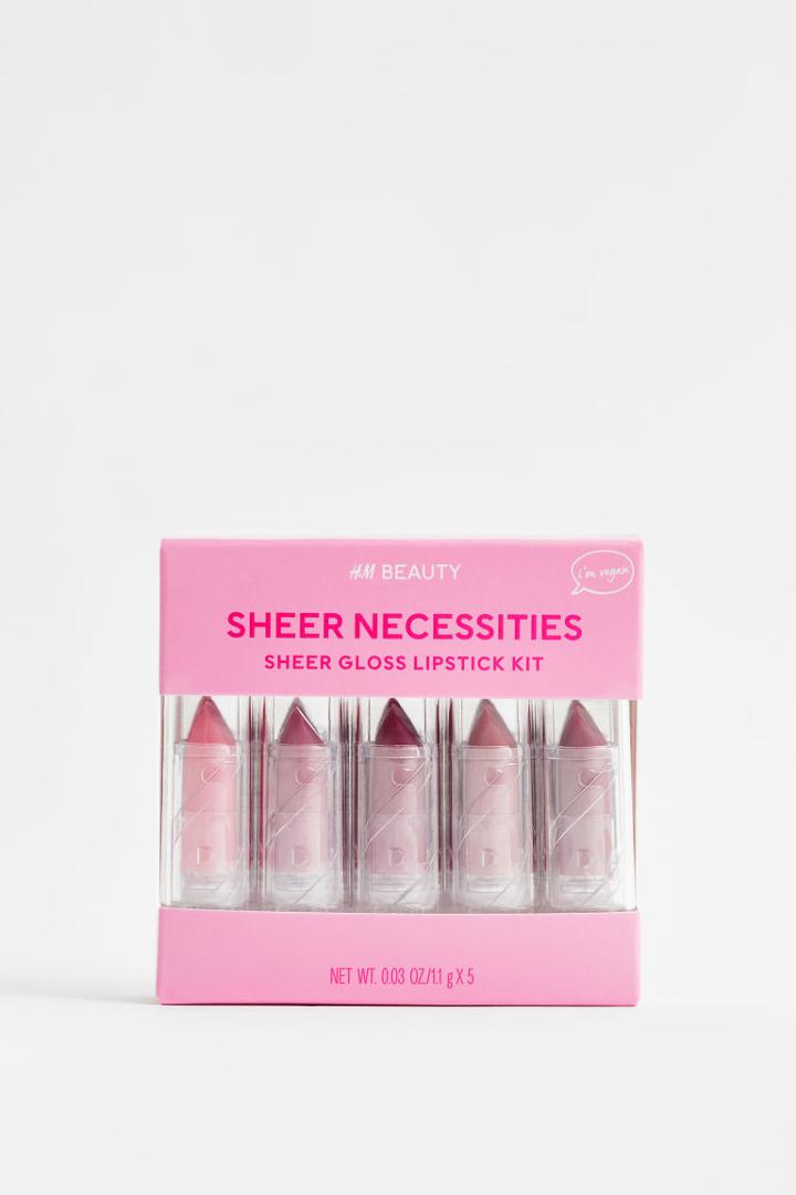 H & M - 5-pack Mini Lipsticks - Pink