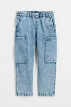 H & M - Loose Fit Cargo Pants - Blue