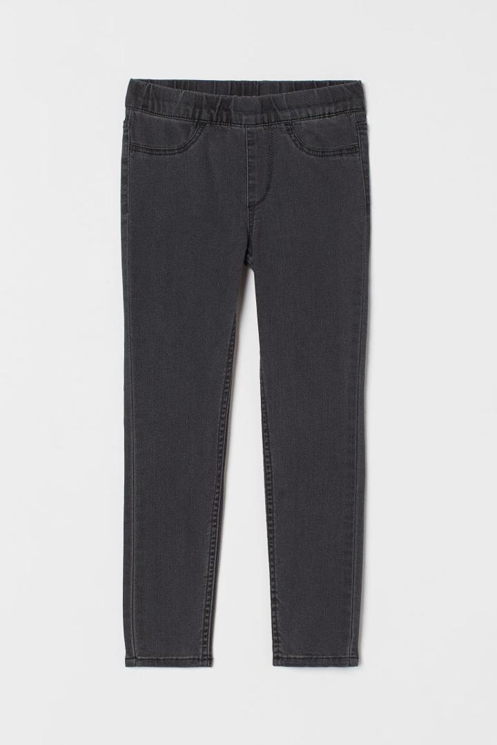 H & M - Denim Jeggings - Black