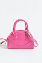 H & M - Mini Jacquard-weave Bowling Bag - Pink