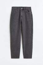 H & M - Mom Loose Fit Ultra High Jeans - Gray