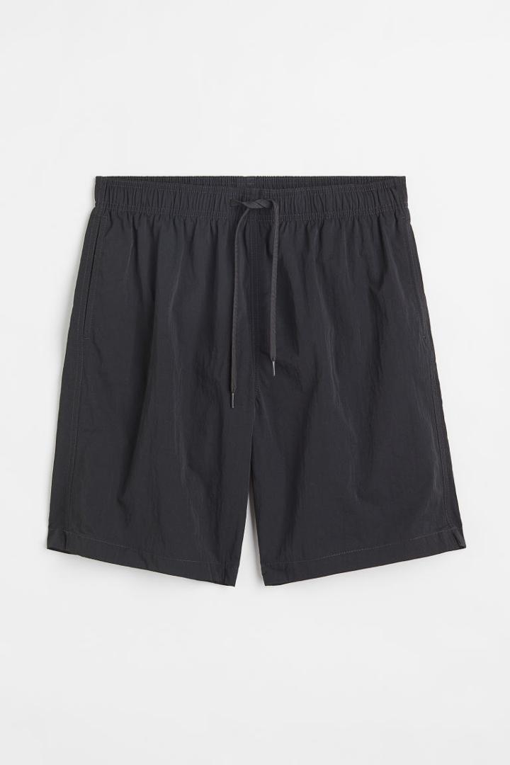 H & M - Nylon Knee-length Swim Shorts - Black