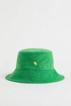 H & M - Terry Bucket Hat - Green